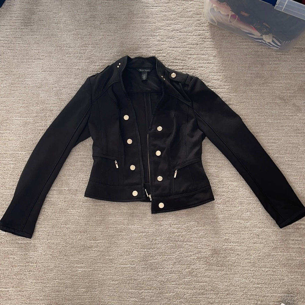 White House Black Market- NWOT Black Jacket